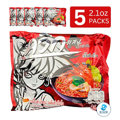 (5-Pack) Wai Wai Instant Noodles Tom Yum Mun Goong 5 count