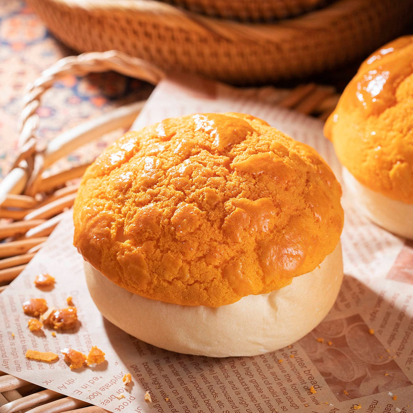 Pineapple Cream Bun 1 count