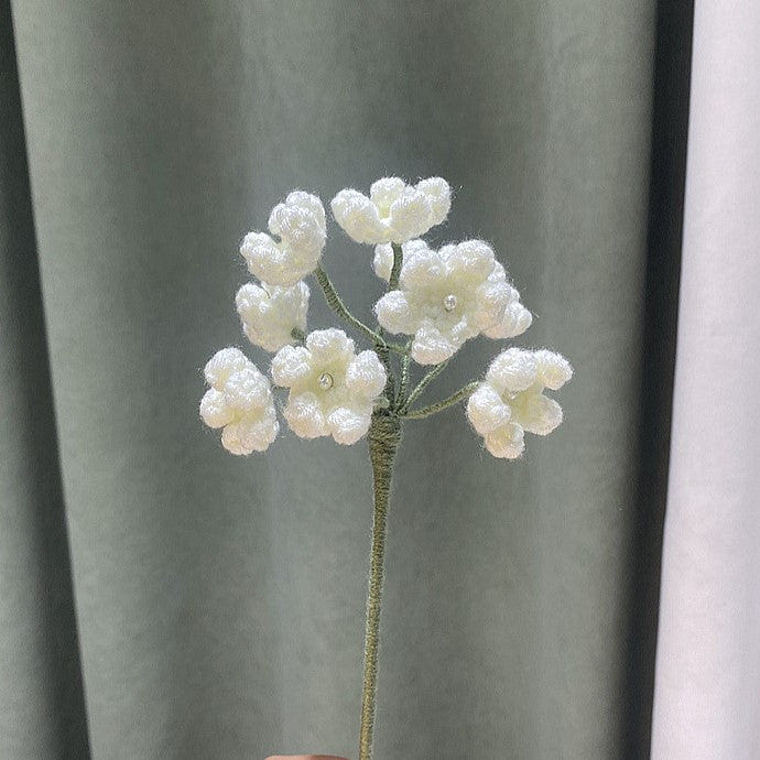 Handmade DIY Gradient Rose Handheld Bouquet - Baby's Breath White Single Stem 1 개