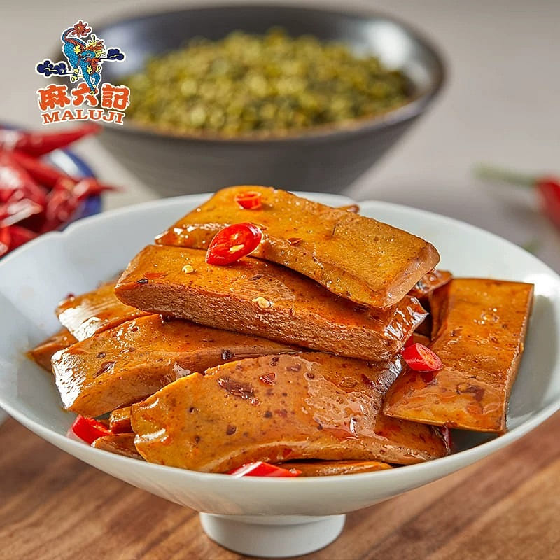 Ma Liuji hand ground dried tofu Spicy and numbing 240 g