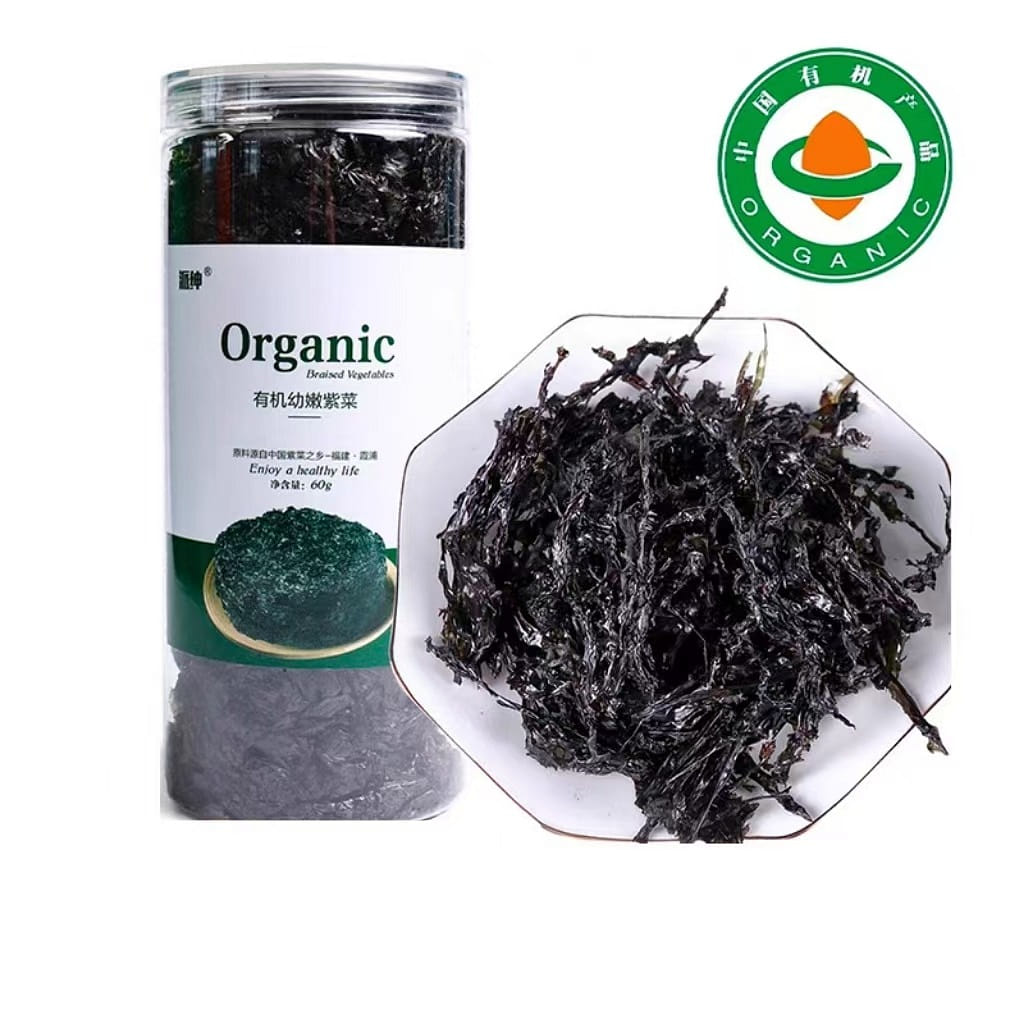 Paishen organic seaweed 50g * 1 can Fujian Xiapu dry goods seafood seaweed shrimp skin Egg&vegetable soup 50 グラム