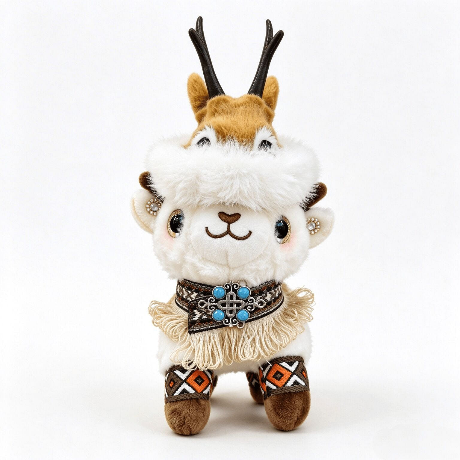 2027 Goat Year Inner Mongolia Plush Sheep Pendant 1 each