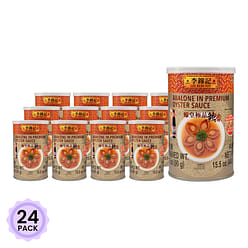 Lee Kum Kee Abalone in Premium Oyster Sauce, Ready to Eat 15.5 oz*24 pack