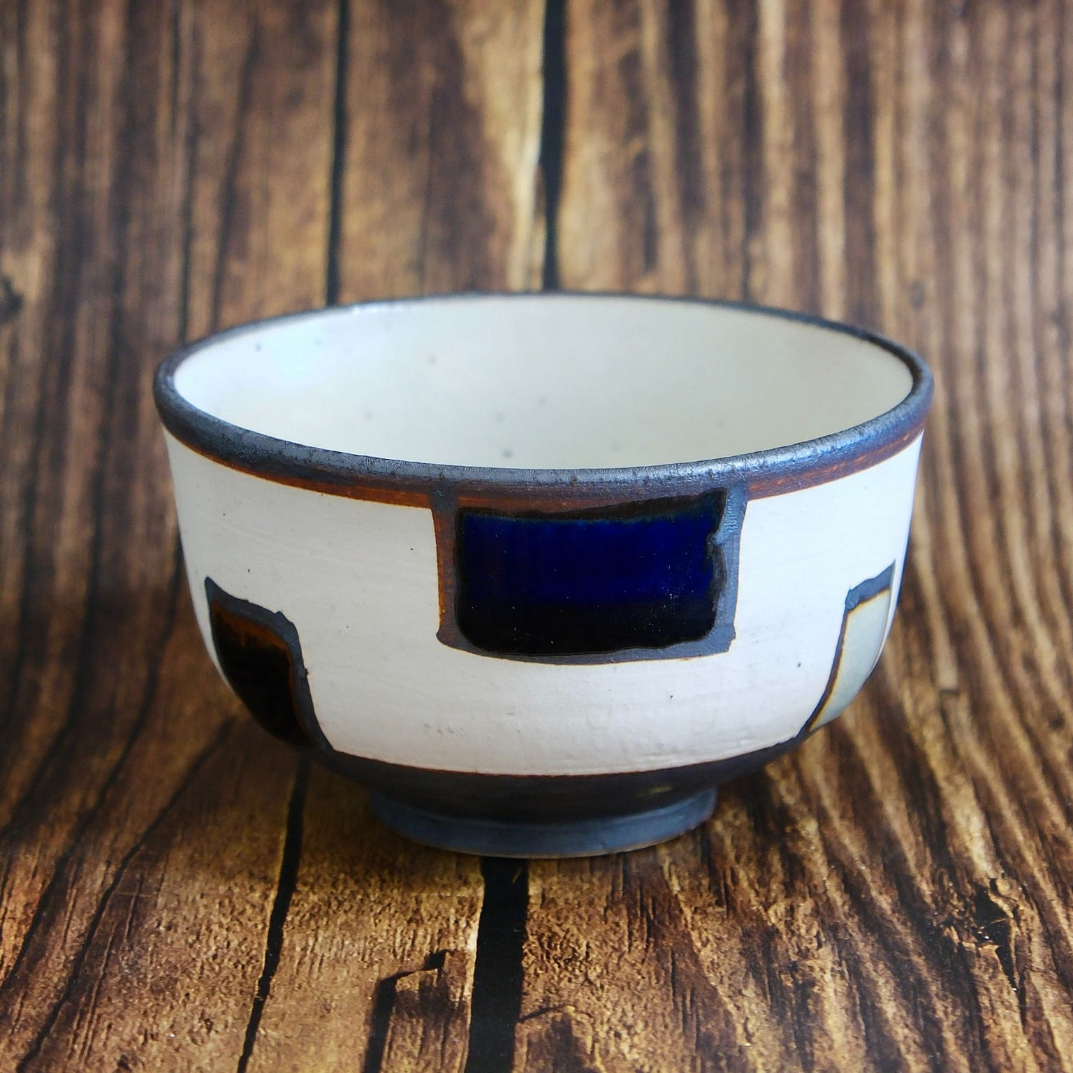 Japan artist Takanori Shape Rice Bowl - Square 1 count