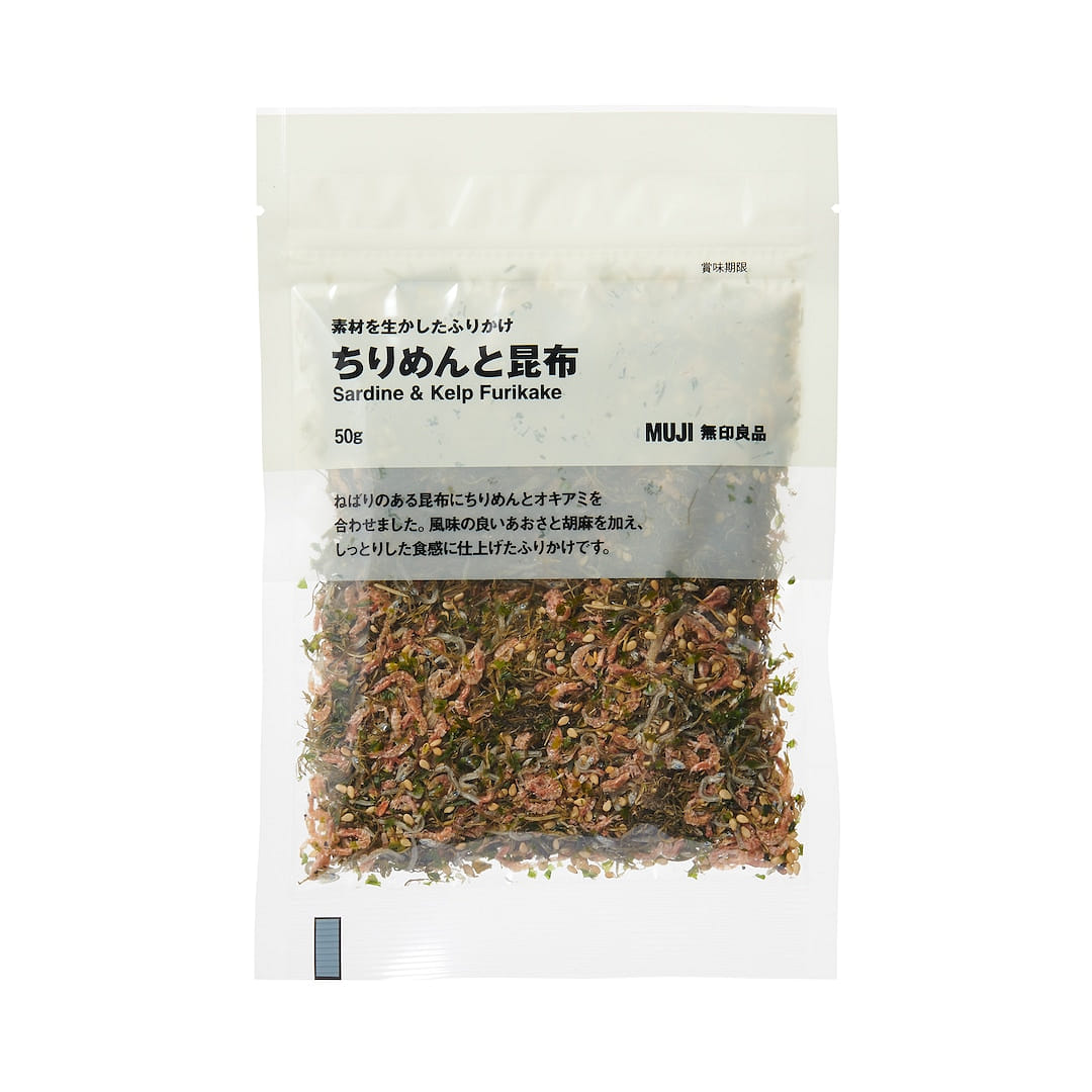 MUJI無印良品 海帶沙丁魚拌飯料 50g 1 份