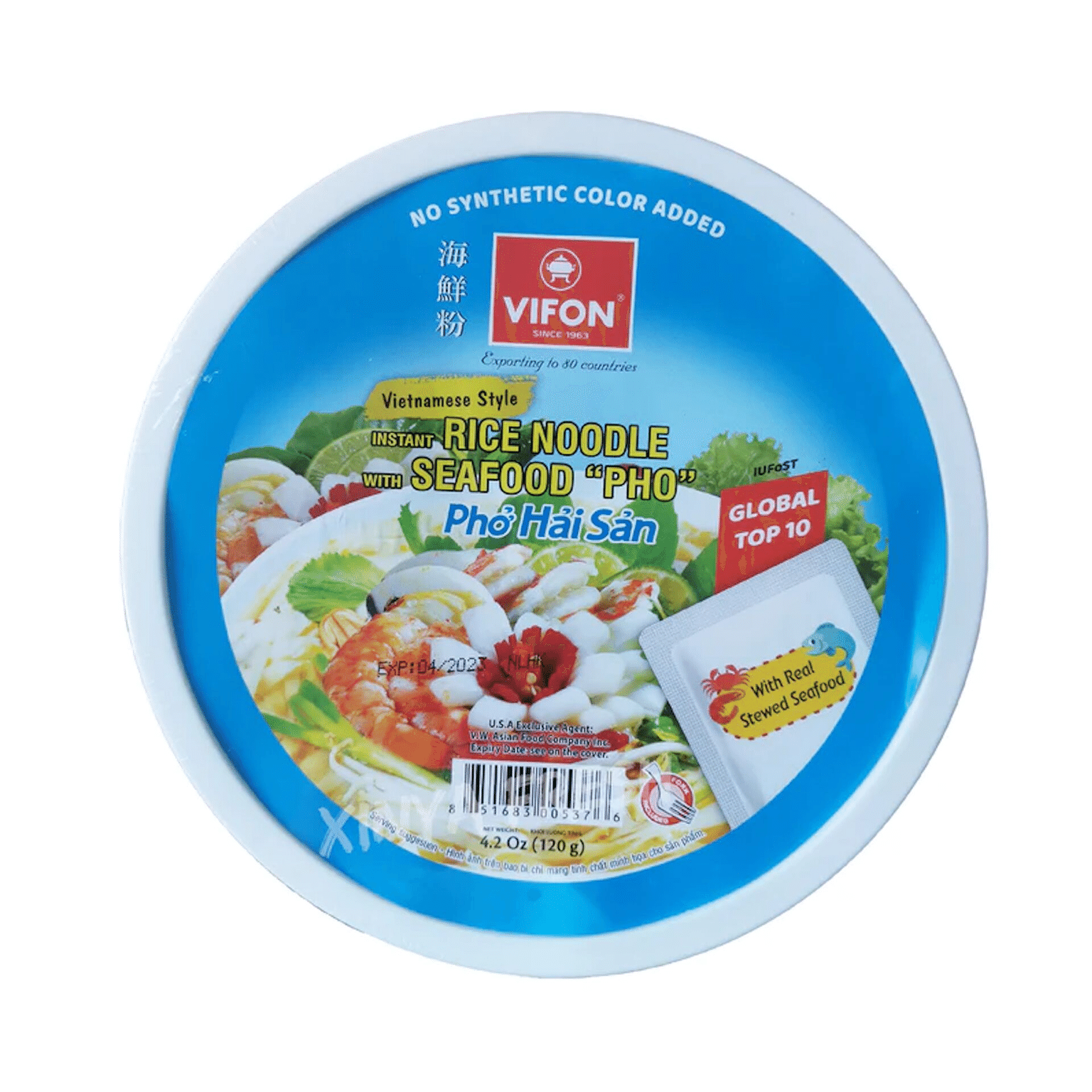 [Vifon] Seafood Rice Noodle "Pho" - 1 Count 4.2 oz