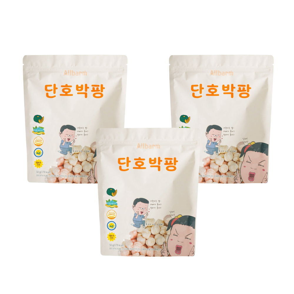 [ALLBARM] 糙米饼 - 甜南瓜 (3pcs) 50 克