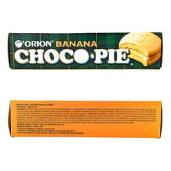 Orion Choco Pie Banana Flavor 15.66 oz 1 each