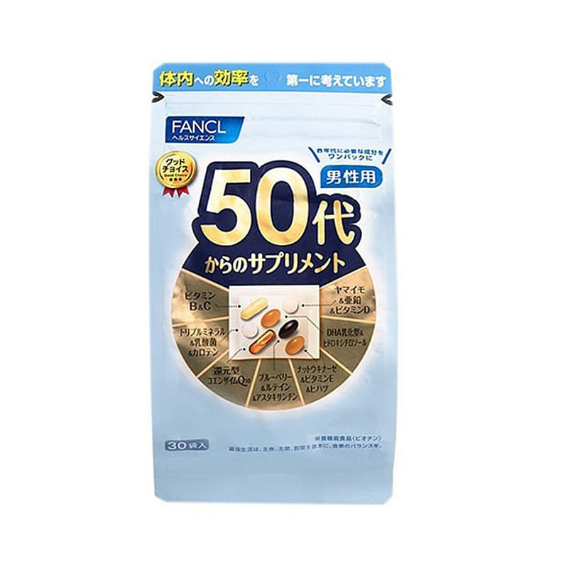 FANCL 50 Years Old Male Vitamin Tablets 30 Packs 1 개
