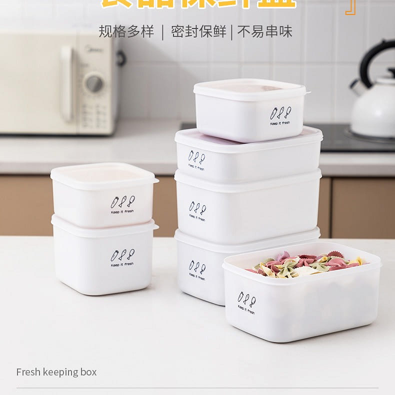 Get Super 22% off-Refrigerator Sealed Fresh-keeping Box, Kitchen Grain ...