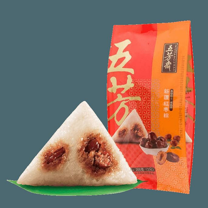 Xinjiang red jujube rice dumplings 100 grams*2 1 count