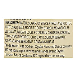 Lee Kum Kee Panda Oyster Sauce, Less Sodium 17.5 oz*24 pack