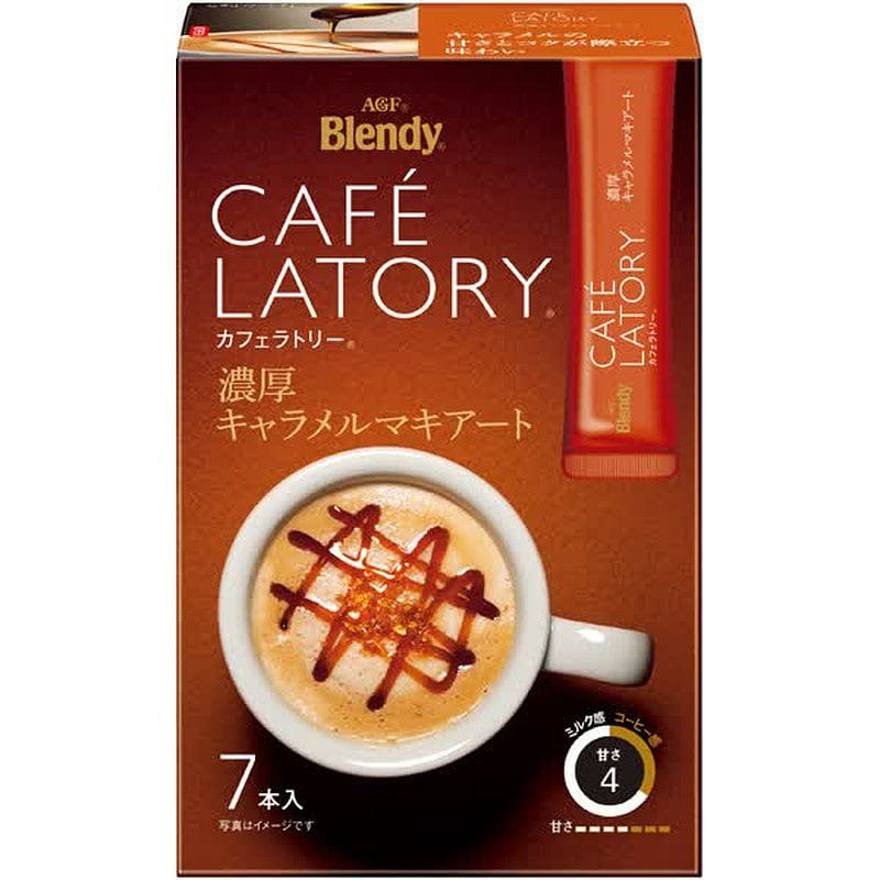 Ajinomoto AGF Rich Caramel Macchiato Sticks 7 pcs 1 개