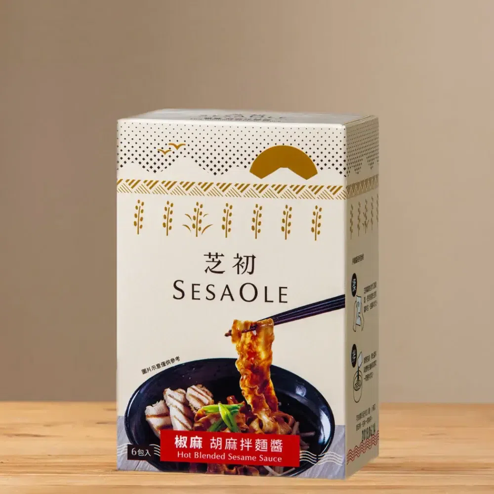 SESAOLE Hot Blended Sesame Sauce Included 6 Packs 180 그램