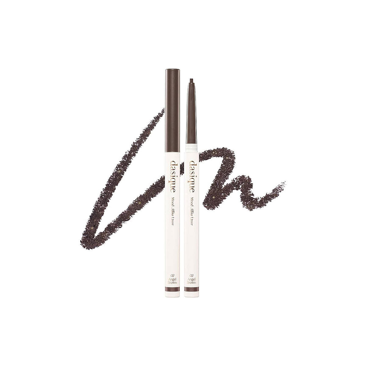 Dasique Mood Slim Liner #02 Angel Brown 0.12g 1 개
