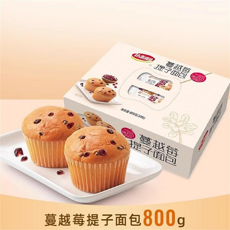 Cranberry raisin bread breakfast whole box of past 800 그램