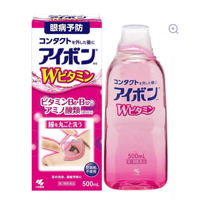 KOBAYASHI Corneal Protection Eye Wash #Pink 500 ml 500 밀리리터