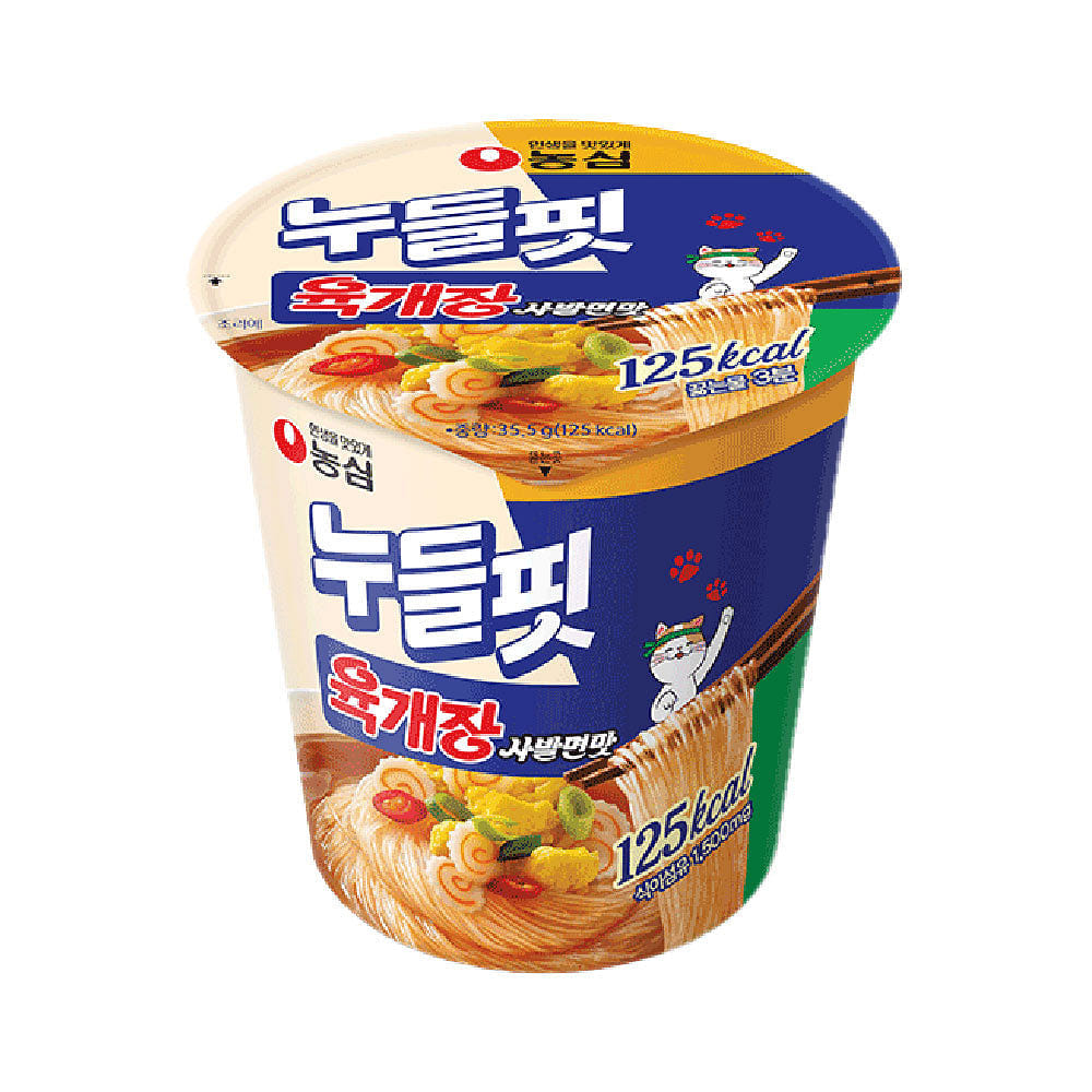 농심 누들핏 육개장 사발면맛 35.5g 1 개