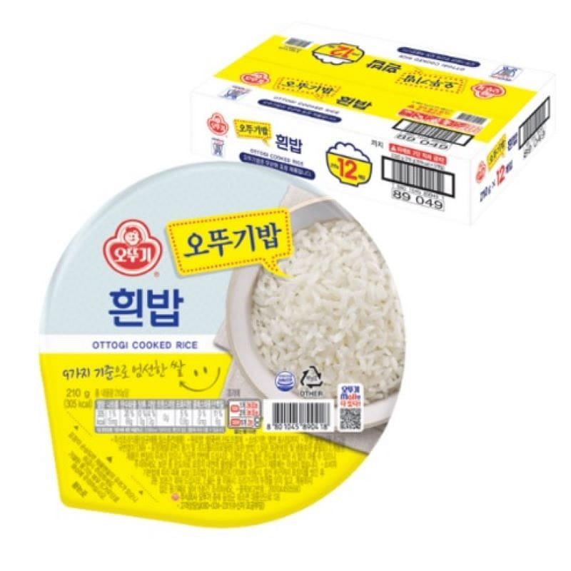 오뚜기 맛있는 오뚜기밥 210g, 12개입 1 케이스