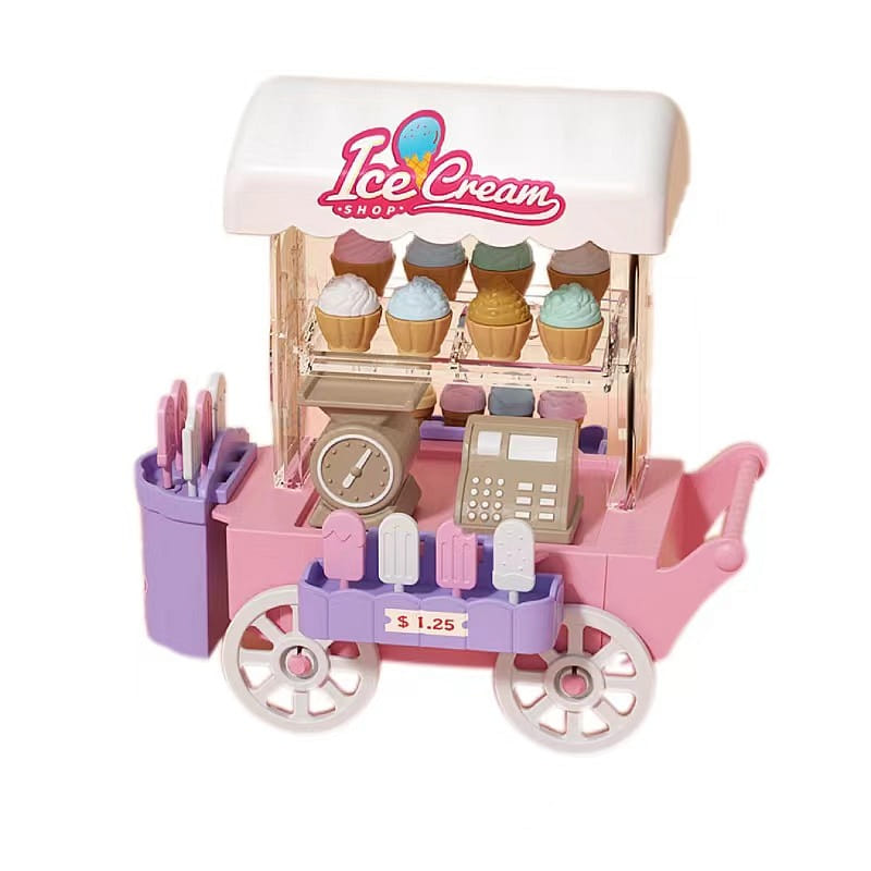 Children's Toy Dessert Cart Scene Cabin parent-child- Ice Cream Truck 1Pc 1 箱