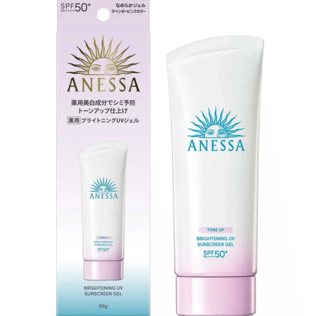 Shiseido Anessa Tone Up Brightening UV Sunscreen Gel SPF50+ PA++++ 90 g