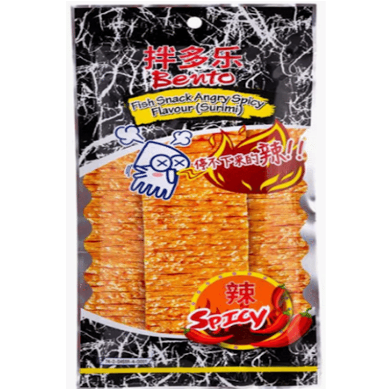 [BENTO] Fish Snack - Angry Spicy Flavour (Surim) - 20 g