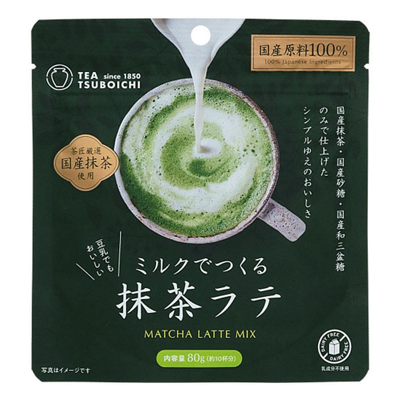TSUBOICHI Matcha Latte Powder 80g 1 each
