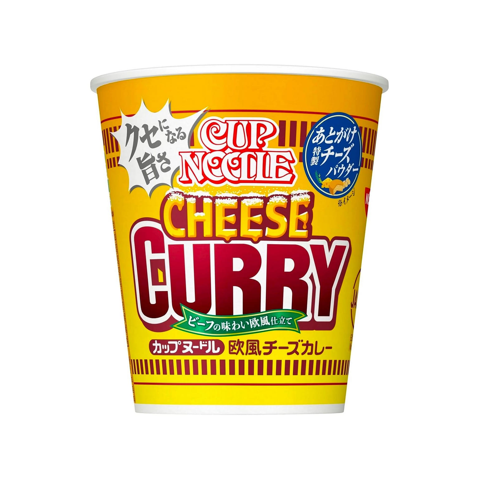 NISSIN CUP NOODLE Ramen Cheese Curry Soup Food 85g 1 개