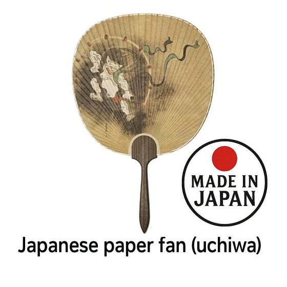 weee_grocery_Japanese Paper Fan Raijin 1 Count 1 each