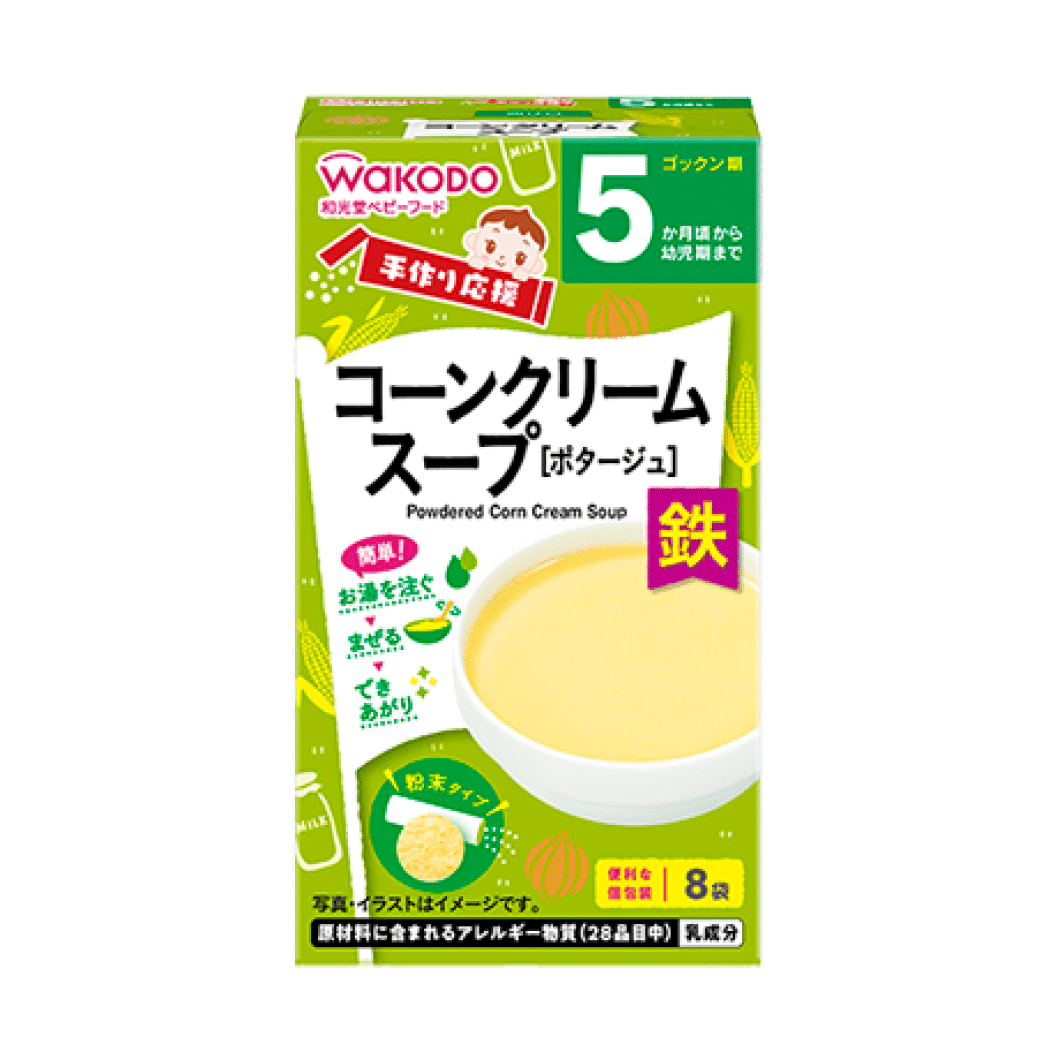 corn cream soup 28.8g [3.6g x 8 bags] 1 box