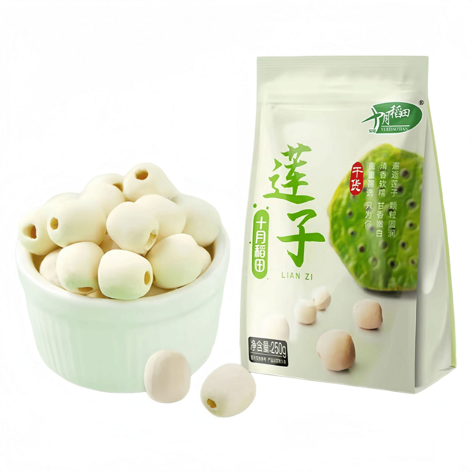 October Rice Field Lotus Seeds 250g*1 Bag 250 g