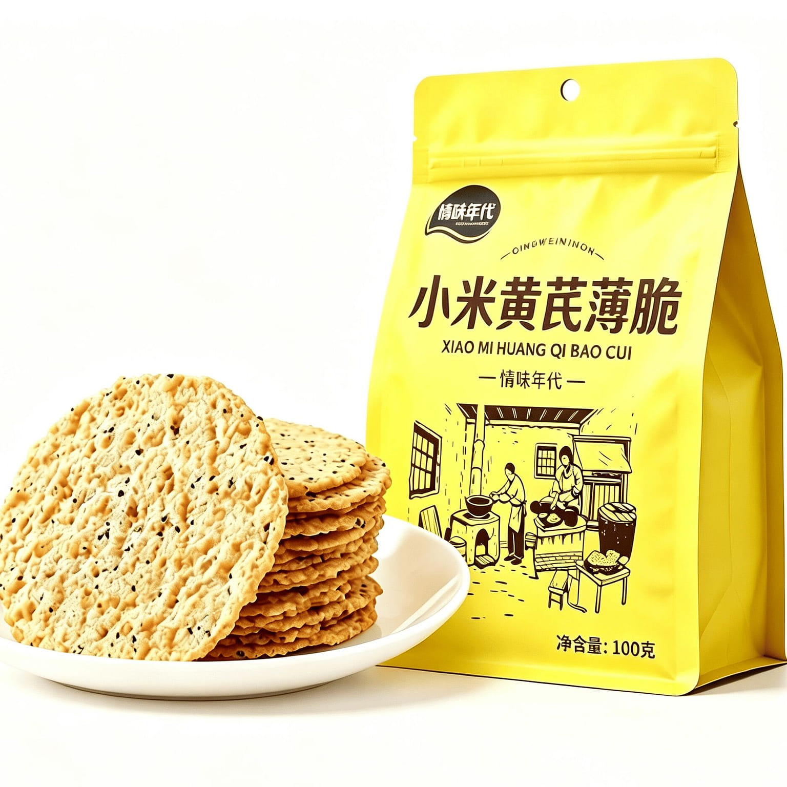 Millet and Astragalus Crisps 100 g