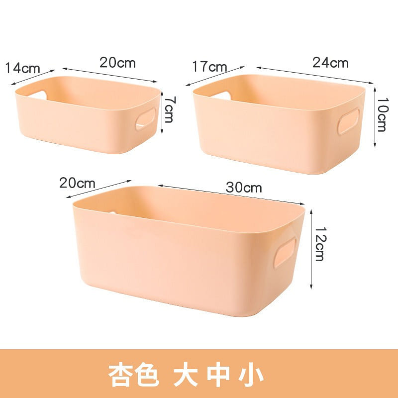 Yellow Plastic Drawer Organizer Set Desk Drawer Divider Organizers and Storage 1 count