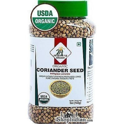 24 Mantra Organic Coriander Seeds - 5 oz jar 5 盎司