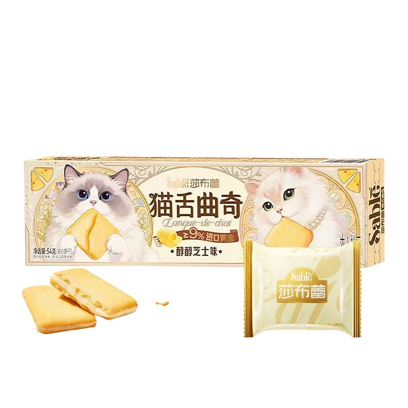 Shabulei Cheese Cat Tongue Cookie 54g*1 54 g