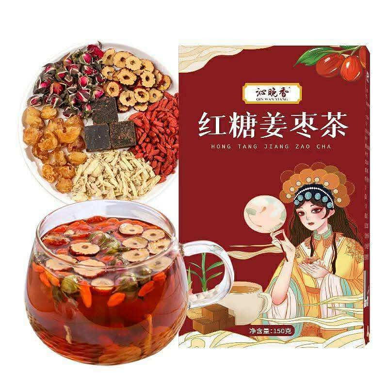 QIN WANXIANG GINGER - RED DATE - BROWN SUGAR TEA 150 그램