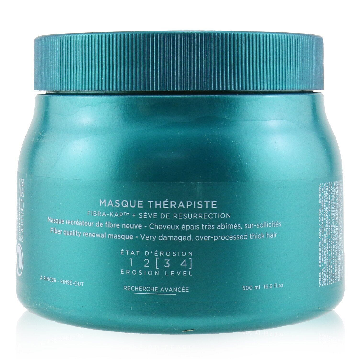 Kerastase Resistance Masque Therapiste Fiber Quality Renewal Masque (For Very Damaged, Over-Processed Thick Hair) 500ml/16.9oz 500 ml(ミリリットル)