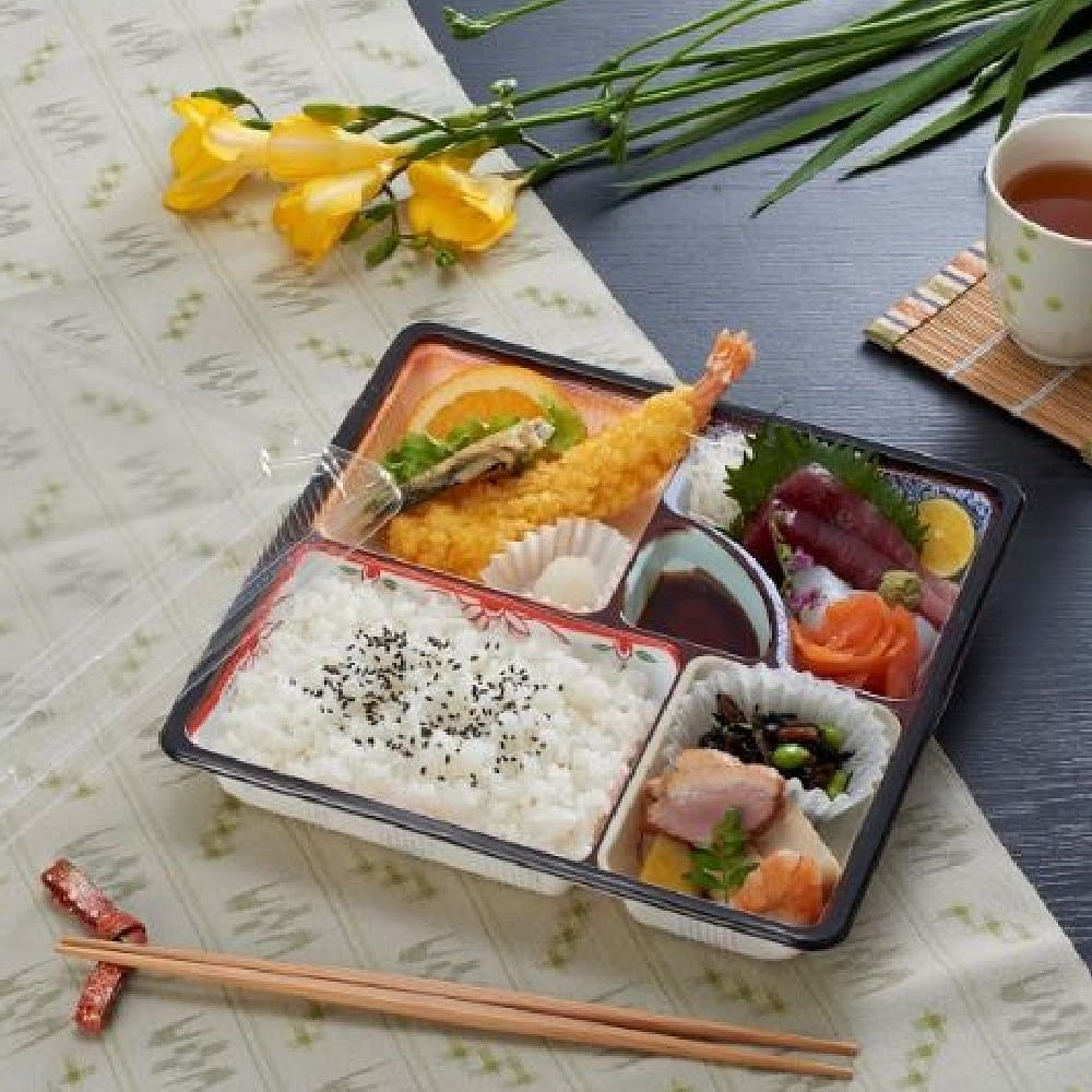 Restaurant takeout to go box sushi container, TSR-80, 100pcs, Deliver from Japan 1 ส่วน