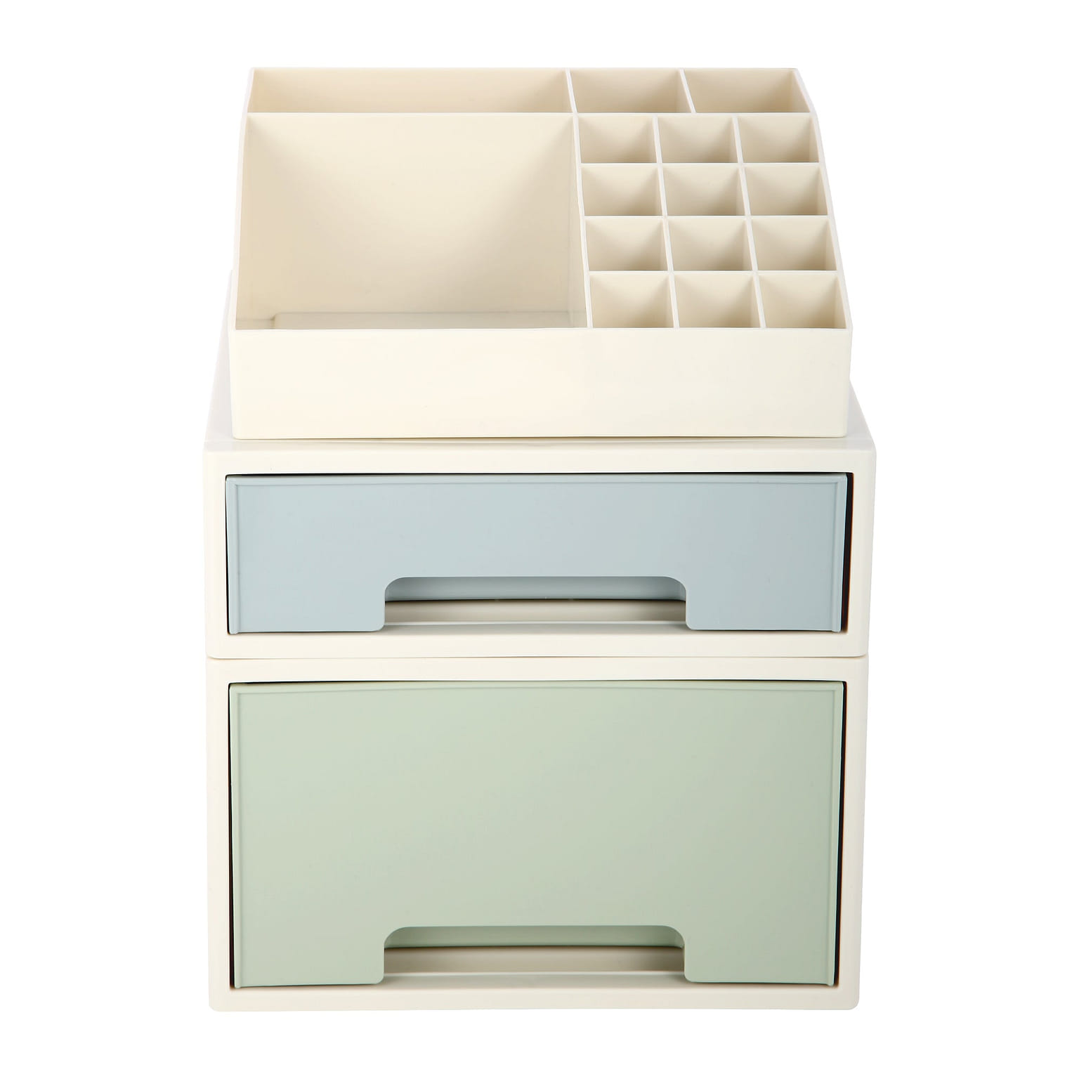 Roselife Multifunctional Desk Storage Box Set [TBF-09] w/ 2 Drawers + 16 Slots 1 개입