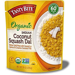 Tasty Bite Organic Indian Coconut Squash Dal (Ready-to-Eat), 10 oz pouch 10 oz