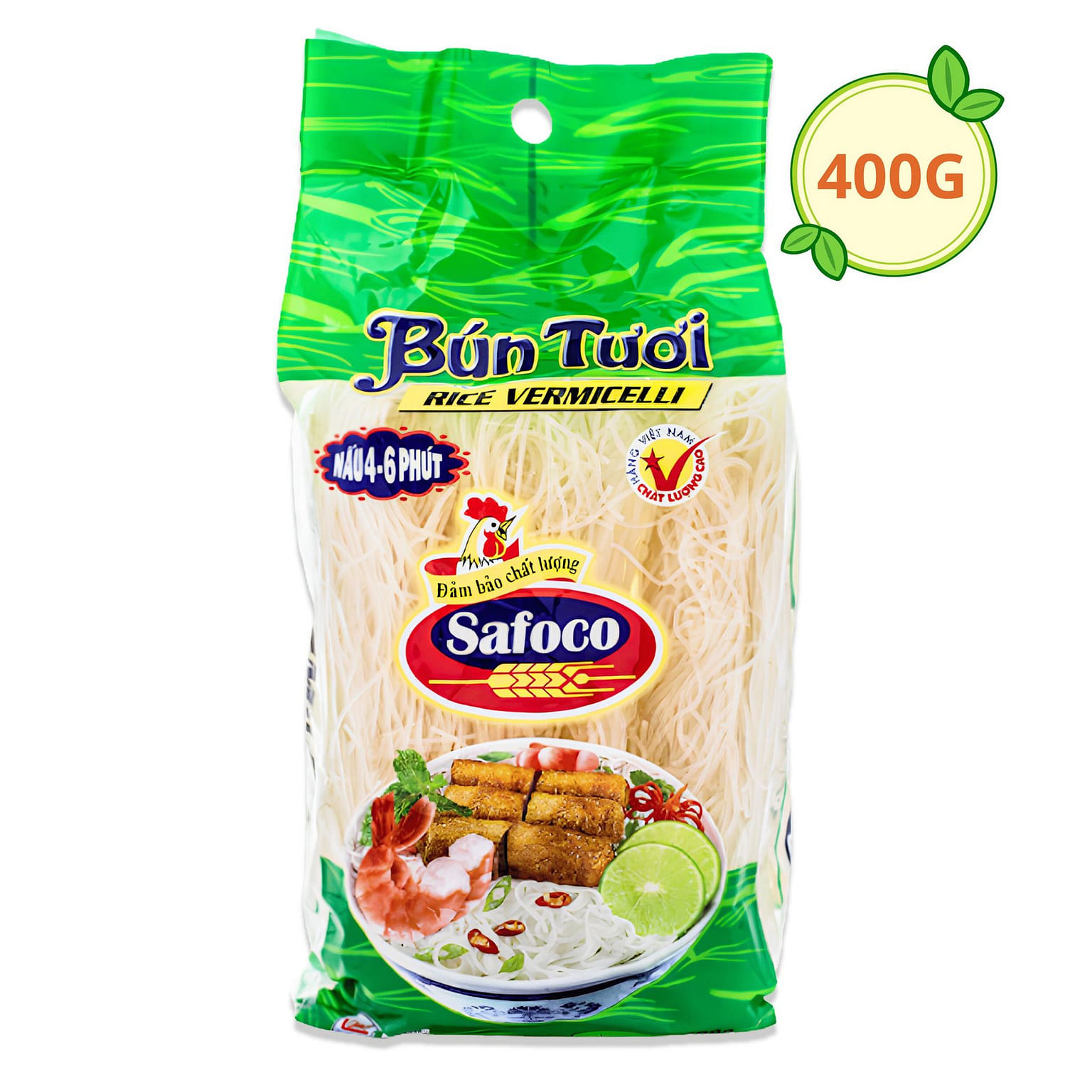[Safoco] Fresh Rice Vermicelli - 400g 1 each