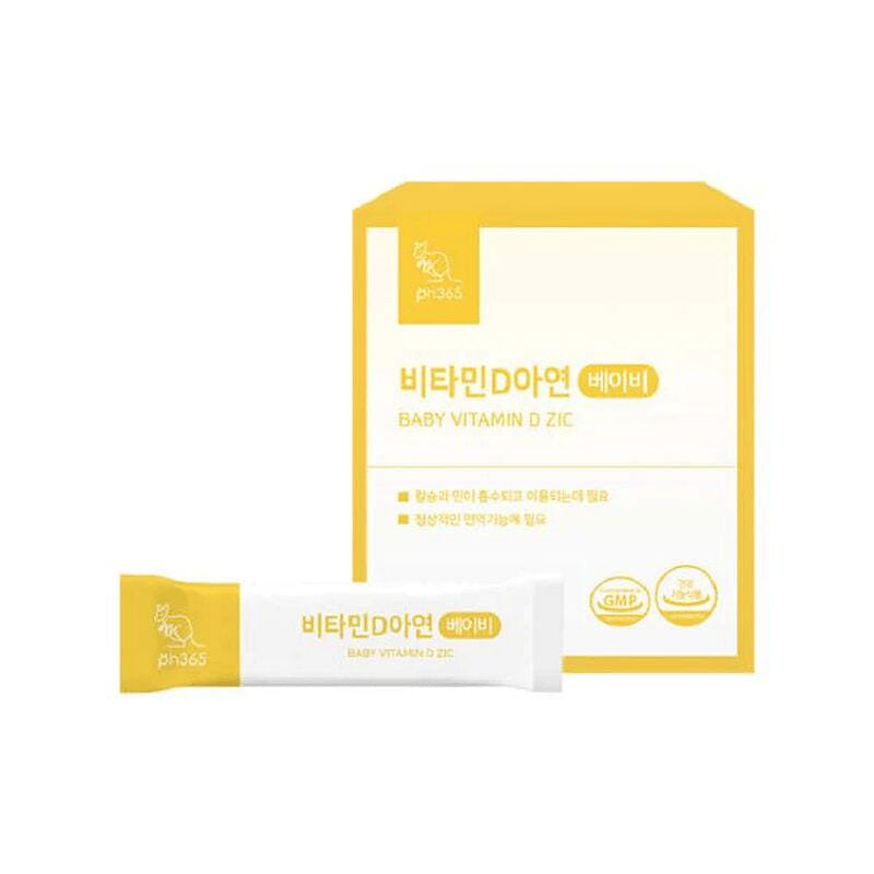 피에이치365 아기 비타민D 아연 영양제 - 베이비 (2g x 30포) 2 그램