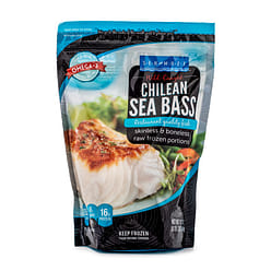Sea Mazz Wild Caught Chilean Sea Bass Fillets, Frozen 340 g