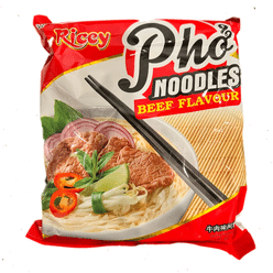 Acecook Oh! Ricey Rice Noodles Pho Beef Flavor (Bag) 1 count 1 each