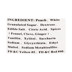 TenWow Salted Dried Peach 170 g