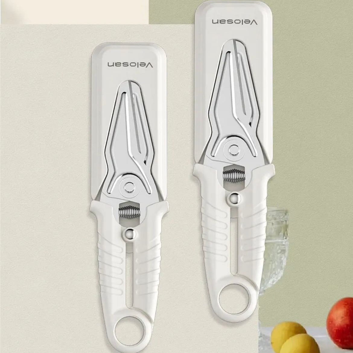 Velosan White Multi-purpose StainlessSteel Scissor 1 개입