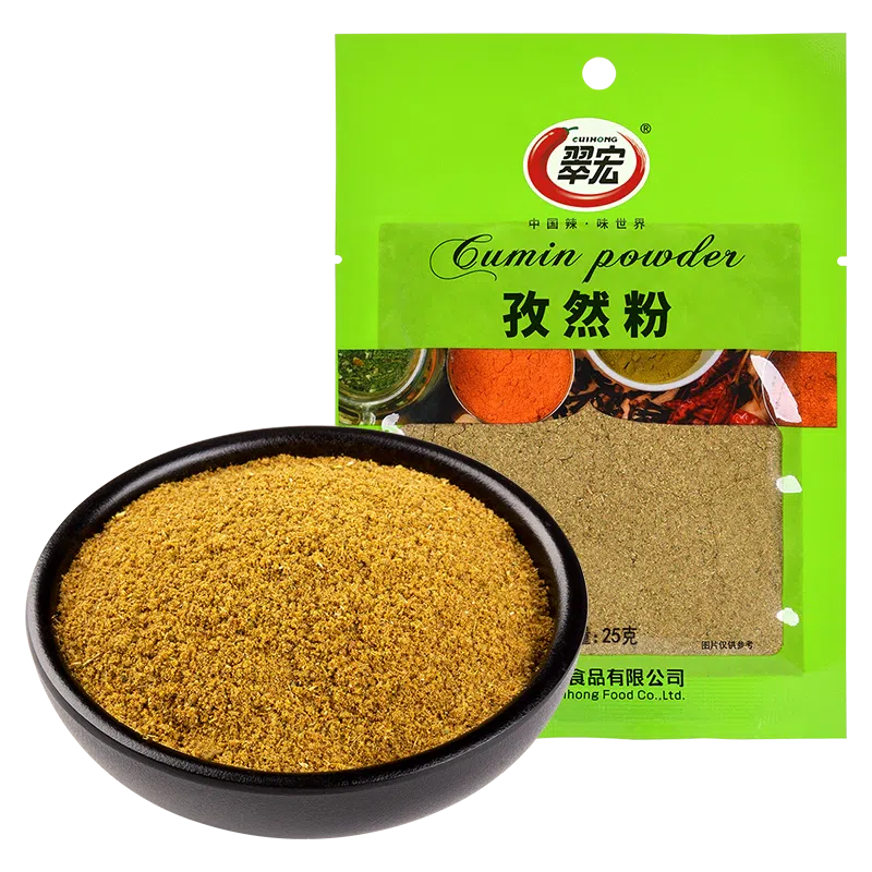 Cuihong cumin powder barbecue seasoning sprinkle kebab grilled fish barbecue dipping sauce kitchen cooking seasoning 25g*1 pack 25 グラム