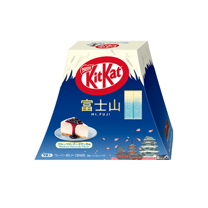KIT KAT FUJISAN Blueberry Cheese Cake White Chocolate 9pc 9 개입