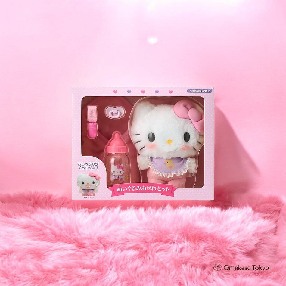 Sanrio Plush Toy Set (Baby) 2-Pink 200 g
