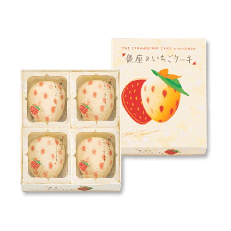 Tokyo Banana Cake Strawberry 4 pieces 4 개입